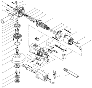Part Location Diagram of 569198-00 Black and Decker OUTER FLANGE